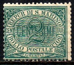 00076 San Marino 1 Numeral N (a)