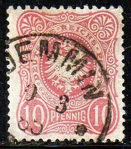 00151 Alemanha Reich 38 Numerais U