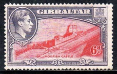00190 Gibraltar 109a Castelo Moorish Denteação A N