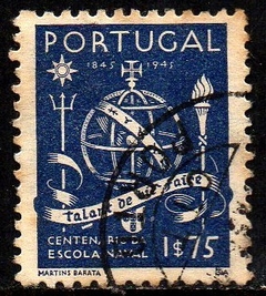 00385 Portugal 673 Escola Naval Brasão U