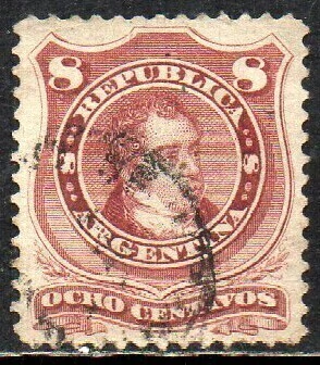 00388 Argentina 38 Rivadavia U (d)