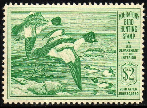 00434 Selos de Licença de Caça aos Patos RW 16 NNN