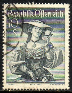 00518 Áustria 754A Trajes Regionais U (d)