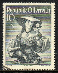 00518 Áustria 754A Trajes Regionais U (e)
