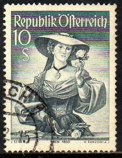 00518 Áustria 754A Trajes Regionais U (f)