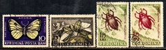 00726 Romênia 1461/64 Borboletas Insetos U