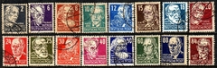 00976 Alemanha Oriental DDR 32/47 (Emissões Gerais) Celebridades U