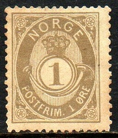 01166 Noruega 35 Numeral Leve amenci N