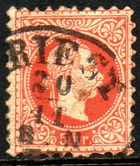 01253 Áustria 34A Francisco José U (d)