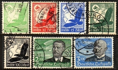 01258 Alemanha Reich Aéreos 43/45 + 49 + 51/53 Águia Real Zeppelin U