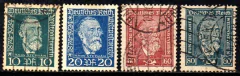 01412 Alemanha Reich 359/62 UPU União Postal Universal U