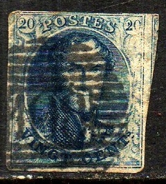 01475 Bélgica 7a Rei Leopoldo Papel Grosso U