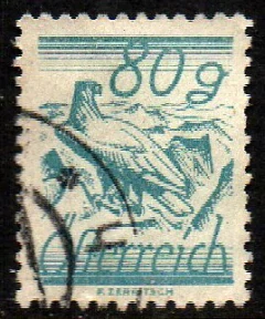 01492 Áustria 348 Pássaro U