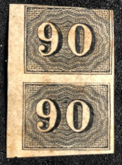 Brasil (015) Império numeral vertical 90 réis par NN
