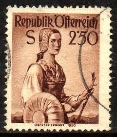 01608 Áustria 804A Trajes Regionais U
