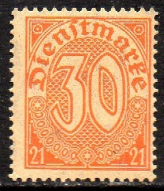 01778 Alemanha Reich Serviço 13 Numeral NNN