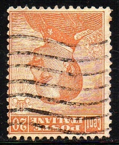 01862 Itália 105 Victor Emmanuel com decalque no verso U - comprar online