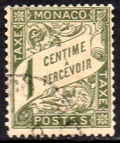 01908 Mônaco Taxa 01 Brasão U