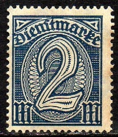 02018 Alemanha Reich Serviço 27 Numeral N