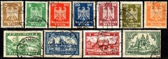 02031 Alemanha Reich 348/58 Brasão e Cidades U