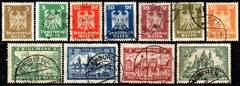 02043 Alemanha Reich 348/58 Brasão e Cidades U