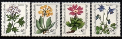 02046 Alemanha Berlin 664/67 Flores dos Alpes N