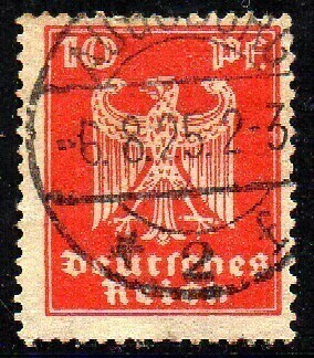 02070 Alemanha Reich 350a Brasão Filigrana Horizontal U