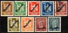 02091 Alemanha Reich Serviço 68/76 Águia Estilizada N / U
