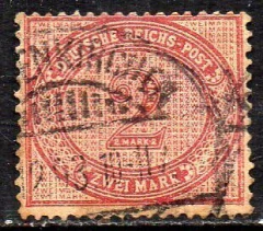 02202 Alemanha Reich 43 Numeral U (c)
