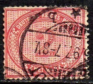 02202 Alemanha Reich 43 Numeral U (e)