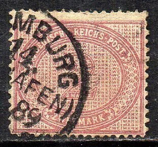 02204 Alemanha Reich 43a Numeral U (e)