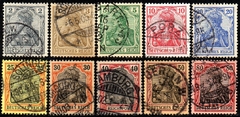 02238 Alemanha Reich 66/75 Germania U