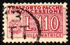 02321 Itália Colis Postaux 71 Numeral U