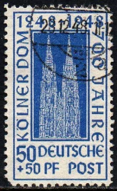 02355 Alemanha Bizone 40 Catedral de Cologne U