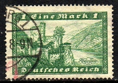 02400 Alemanha Reich 355 Castelo de Rheinstein U (a)