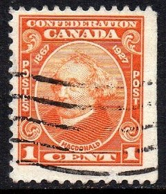 02414 Canada 121 MacDonald Selos de Carnet U