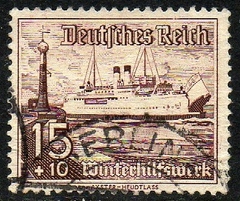 02480 Alemanha Reich 600 Barcos Seguro de Inverno U