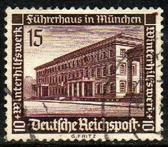 02541 Alemanha Reich 588 Pontes e Monumentos U (a)