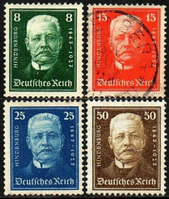 02576 Alemanha Reich 394/97 Presidente HindenburgN / U
