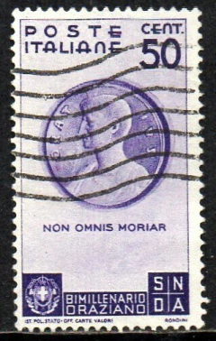 02804 Itália 381 Efigie de Horácio U (b)