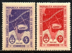 02918 Argentina 485/86 Correio na Antártica NNN