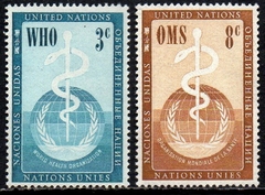 02932 Nações Unidas 42/43 OMS Organização Mundial da Saúde NN