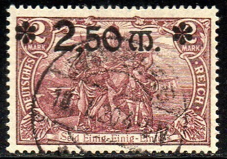 03000 Alemanha Reich 118 União Norte e Sul Sobretaxado U