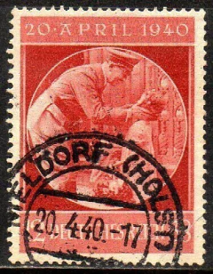 03285 Alemanha Reich 668 Hitler e a Criança U (b)