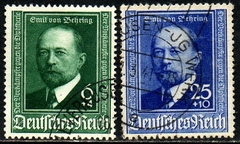 03319 Alemanha Reich 684/85 Emil von Behring U (a)