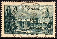03322 França 394 Porto de São malo Navios U (b)