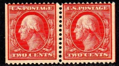03326 Estados Unidos sct 375 Par Horizontal Washington NN
