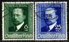 03336 Alemanha Reich 684/85 Emil von Behring U