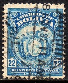 03387 Bolívia 116 Brasão Armas U (b)