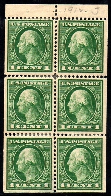 03422 Estados Unidos 183 Washington Folha de Caderneta N